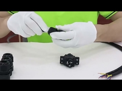 X Type 4-Channel Ip68 کانکتور ضد آب 3 - قطب ایده آل برای سیم های 3 پین