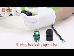 اتصالات کابل ضد آب 2 کانال M25 2 3 4 5 پین 450 ولت 40 آمپر