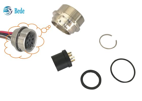 C485 سبک A3 AISG مونتاژ کانکتور آخر زنانه 8 پین 5 کانکتور طلا