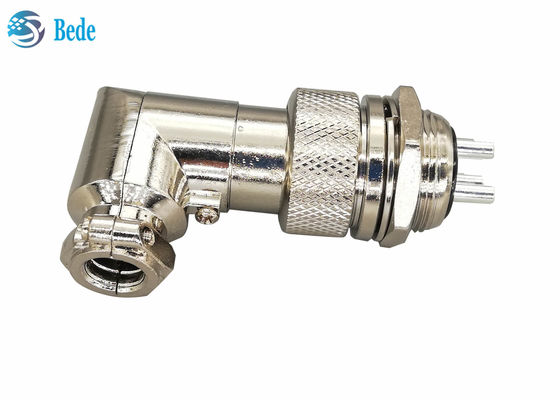 مجموعه کانکتورهای نصب پنل کانکتور Gx20 زانویی 90 درجه زاویه راست