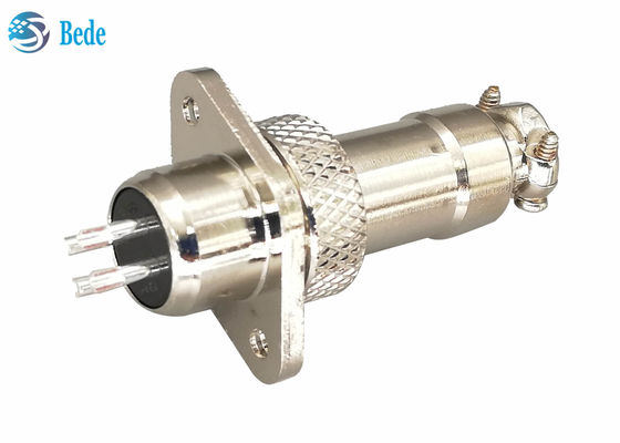 Waterproof IP67 Gx12 Aviation Connector Docking Style 2 Pin 3A 200V