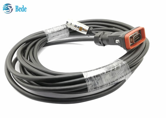 Waterproof HUAWEI AISG Cable  DB9 to M16 8 Pin Female 5 Meters Length
