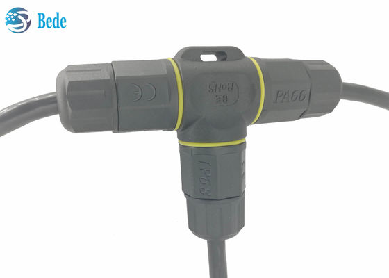 کانکتورهای برق ضد آب تیپ 5 پین جعبه اتصال کابل IP68 5 پین