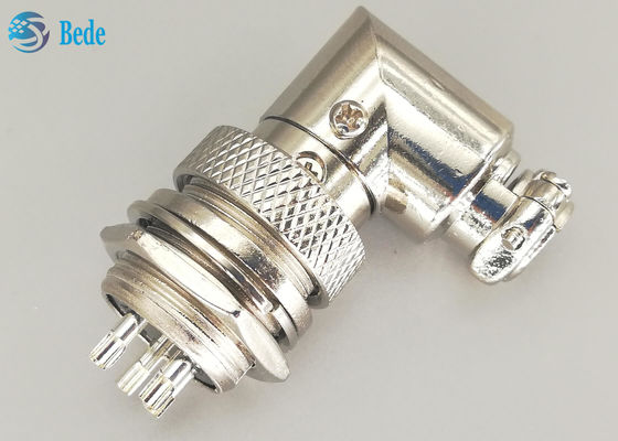 هواپیمایی Gx16 5 پین کنتاکتور زاویه راست مرد و زن مجموعه با تمام لوازم جانبی