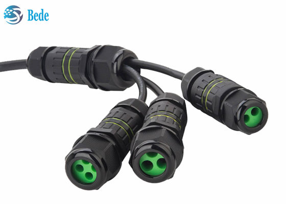 BEDE Outdoor IP68 5 Pin Waterproof Connector Output 2~4 Wires
