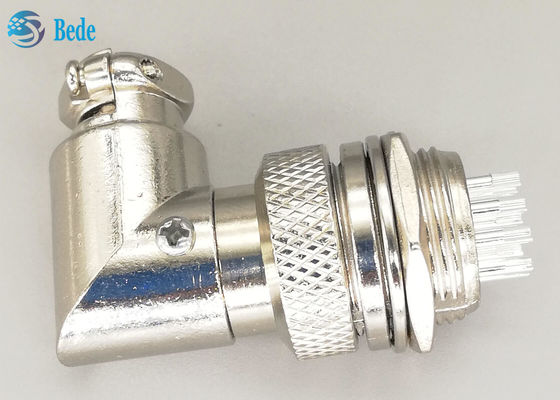 10 پین Gx16 کنتاکتور آرنج کنتاکتور هواپیمایی مرد و زن مجموعه فلج نقره ای