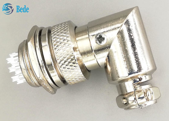 10 پین Gx16 کنتاکتور آرنج کنتاکتور هواپیمایی مرد و زن مجموعه فلج نقره ای