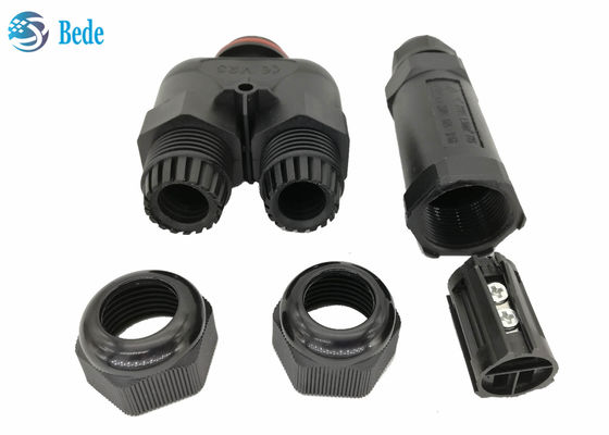 Y نوع 3 کانال 2 3 4 5 پین اتصالات الکتریکی ضد آب Ip68 250v 16~24a