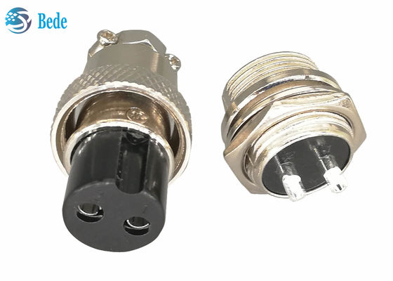 کانکتور هوانوردی دایره ای 2 پین 16 میلی متری Gx16، کانکتور نصب روی پنل، مجموعه نر و ماده