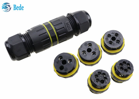 Ip68 M20 2 پین اتصال سیم ضد آب 3 4 5 6 پین 2 قطب برای استفاده در خارج و زیر آب