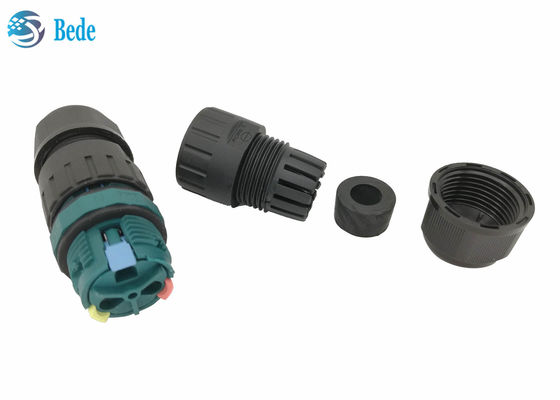 اتصال دهنده سیم ضد آب M20 با سیم کشی سریع، 3 پین، 2 کاناله، 450 ولت، 17.5 آمپر، کانکتور ضد آب ip68، 2 پین