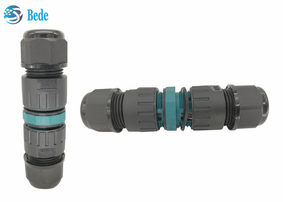 اتصال دهنده سیم ضد آب M20 با سیم کشی سریع، 3 پین، 2 کاناله، 450 ولت، 17.5 آمپر، کانکتور ضد آب ip68، 2 پین