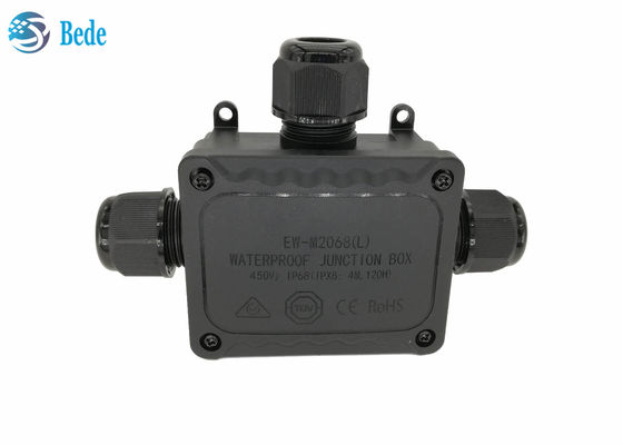 جعبه اتصال ضد آب IP68 جعبه خروجی ضد آب 3 کانال 450 ولت نوع T