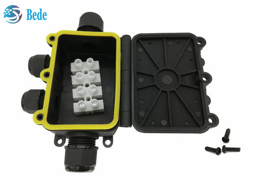 IP68 آبپاش جعبه اتصال ضد آب و هوا درب درب کابل سیم کشی جعبه 6 کانال 450V