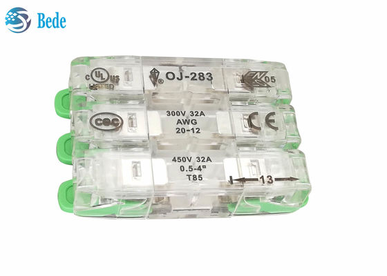 اتصال دهنده سیم سریع یونیورسال و کابل PA66 با 3 ورودی و 3 خروجی 450 ولت