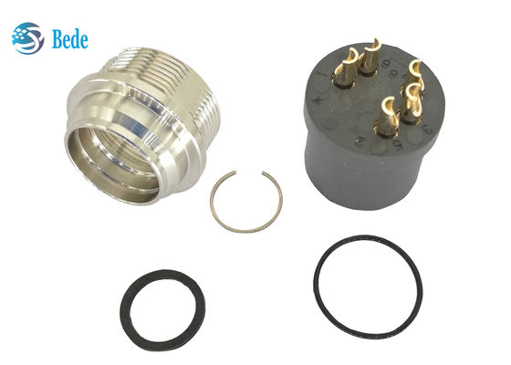 C485 سبک A3 AISG مونتاژ کانکتور آخر زنانه 8 پین 5 کانکتور طلا