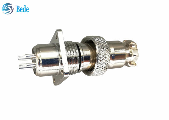 مجموعه کانکتور دایره ای M12 با 5، 6 و 7 پین، با فلنج مربعی، نر و ماده