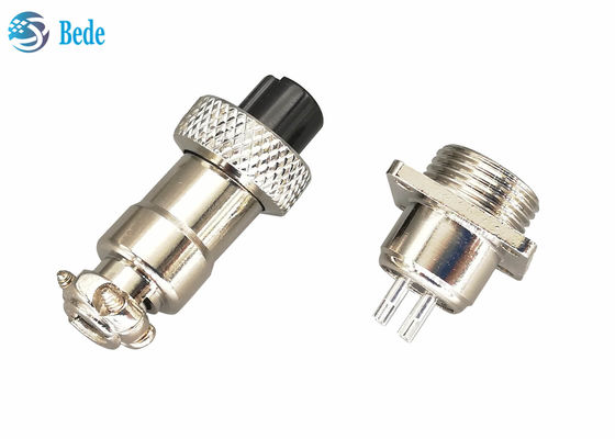 مجموعه کانکتور دایره ای M12 با 5، 6 و 7 پین، با فلنج مربعی، نر و ماده