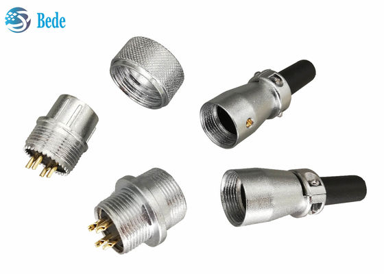 Round 4 Pin Circular Connector Female Male Docking Connectors 4 5 6 Pins 5A 500V