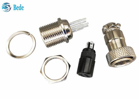 PCB Welding Model Gx12 Aviation Connector 2~7 Pin Panel Mount Connector 3A 200V