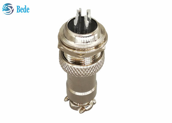 Rear Mounting Style Gx16 Aviation Plug Male And Female Kits 6~10 Pins 200V 4A