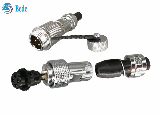 کانکتور هوانوردی مسی M12 IP68 سبک اتصال کابل به کابل 2 تا 7 پین