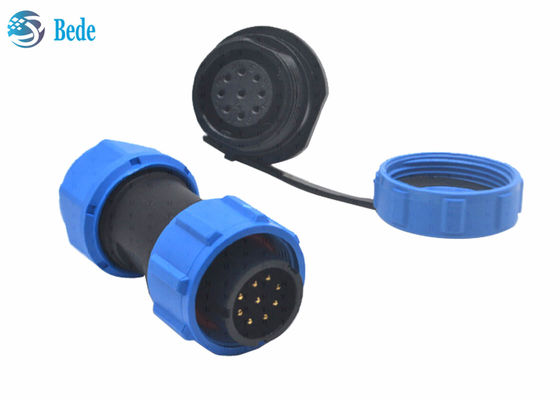 M13 PA66 کانکتورهای کابل ضد آب کانکتور نصب پنل 2 3 4 5 6 7 9 پین