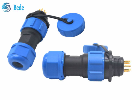 M13 PA66 کانکتورهای کابل ضد آب کانکتور نصب پنل 2 3 4 5 6 7 9 پین