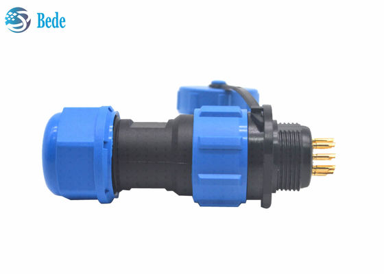 اتصالات کابل ضد آب IP68 برای نصب روی پنل، هوانوردی M21 با 2، 3، 4، 5، 5C، 7، 9 و 12 پین