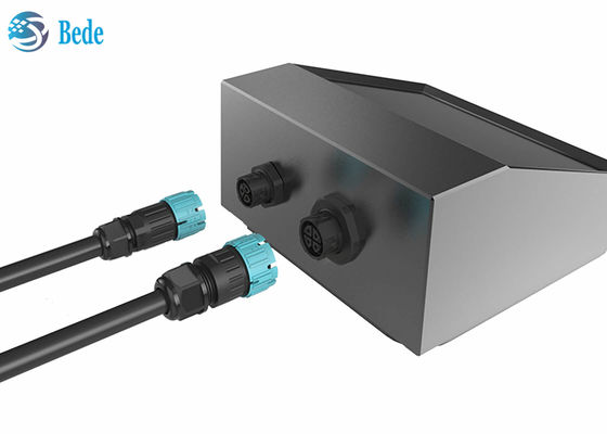 خود قفل M19 اتصال ضد آب PA66 کابل مواد به پانل نصب در پشت