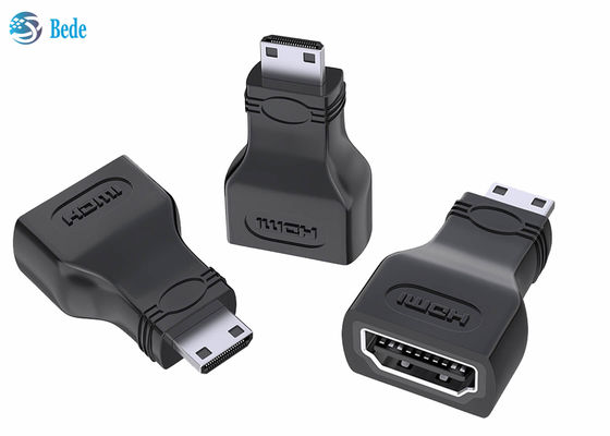 تبدیل مینی HDMI روکش طلا به HDMI استاندارد، سازگار با 4K برای دوربین و فیلمبرداری