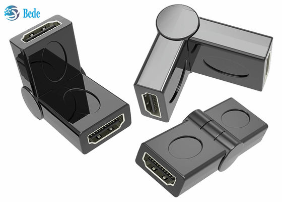 Male To Female Swivel HDMI Coupler 90 180 270 360 Degree Angle Adjustable 3D 4K