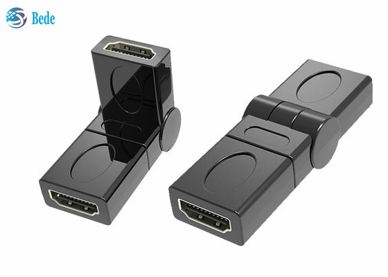 Extension Gold Plated Female To Female HDMI Coupler 90 180 270 360 Deg Adjustable