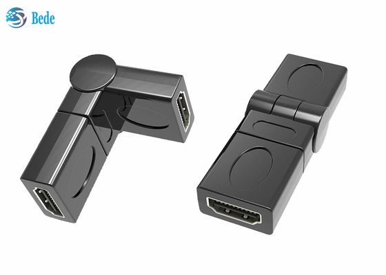 Extension Gold Plated Female To Female HDMI Coupler 90 180 270 360 Deg Adjustable