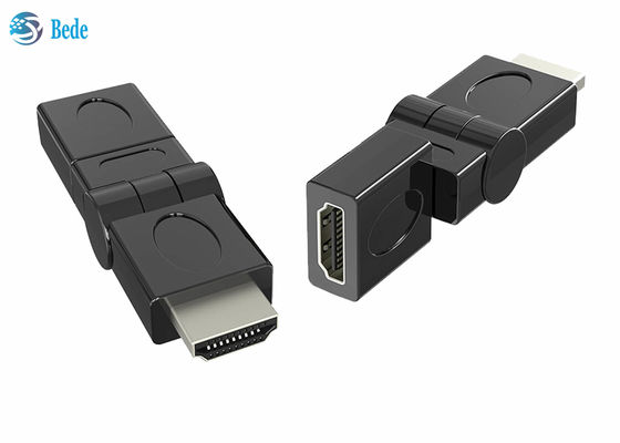 HDMI طلا شده مرد به زن آداپتور چرخش 90 180 270 360 درجه چرخش