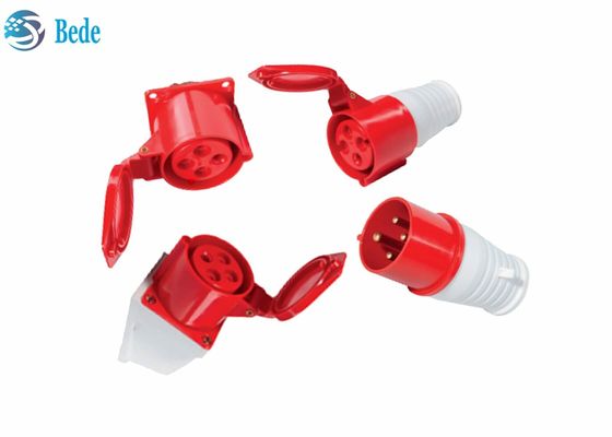 16A 4pin سوکت صنعتی / پلاگین ضد آب اتصال زن و مرد 380-415V