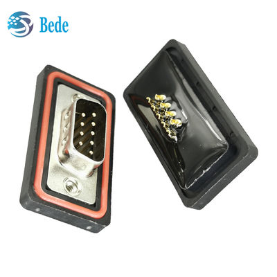 مقاومت در برابر دمای شدید D Sub 9 اتصال دهنده های مردانه برای محیط های خشن