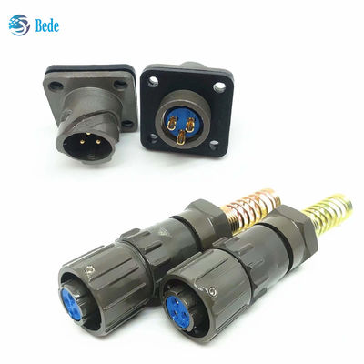 کانکتورهای ضدآب سری FQ 18 برای صنایع نظامی، 2 تا 7 پین و 12 پین
