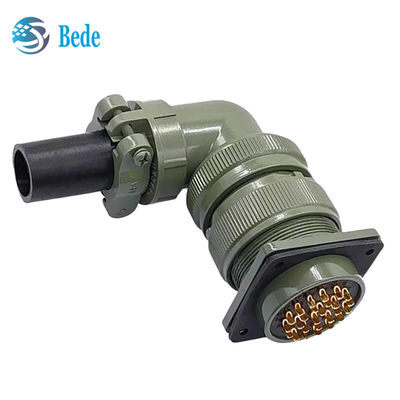 اتصال‌دهنده دایره‌ای صنعتی سری MIL-DTL-5015 MS3108A، اتصال‌دهنده رزوه دار آرنجی