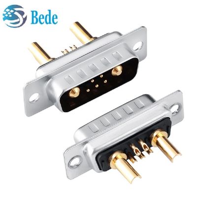 کانکتور ترکیبی D-Sub با زاویه راست/پین‌های مستقیم با جریان بالا 7W2 کواکسیال DB