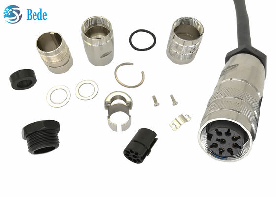 کانکتور ضدآب Amphenol C485 با کانکتور AISG 8 پین دایره ای
