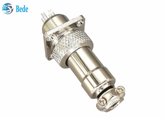 کانکتور هوانوردی GX12 با 2 3 4 پین با مجموعه های نر و ماده فلنج مربعی